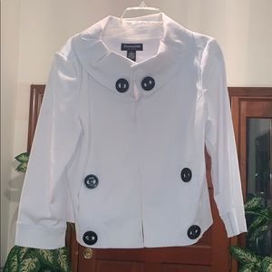 Essentials by ABS White Jacket